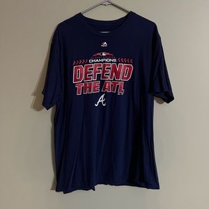 2018 Atlanta Braves “Defend the ATL” Shirt Size XL